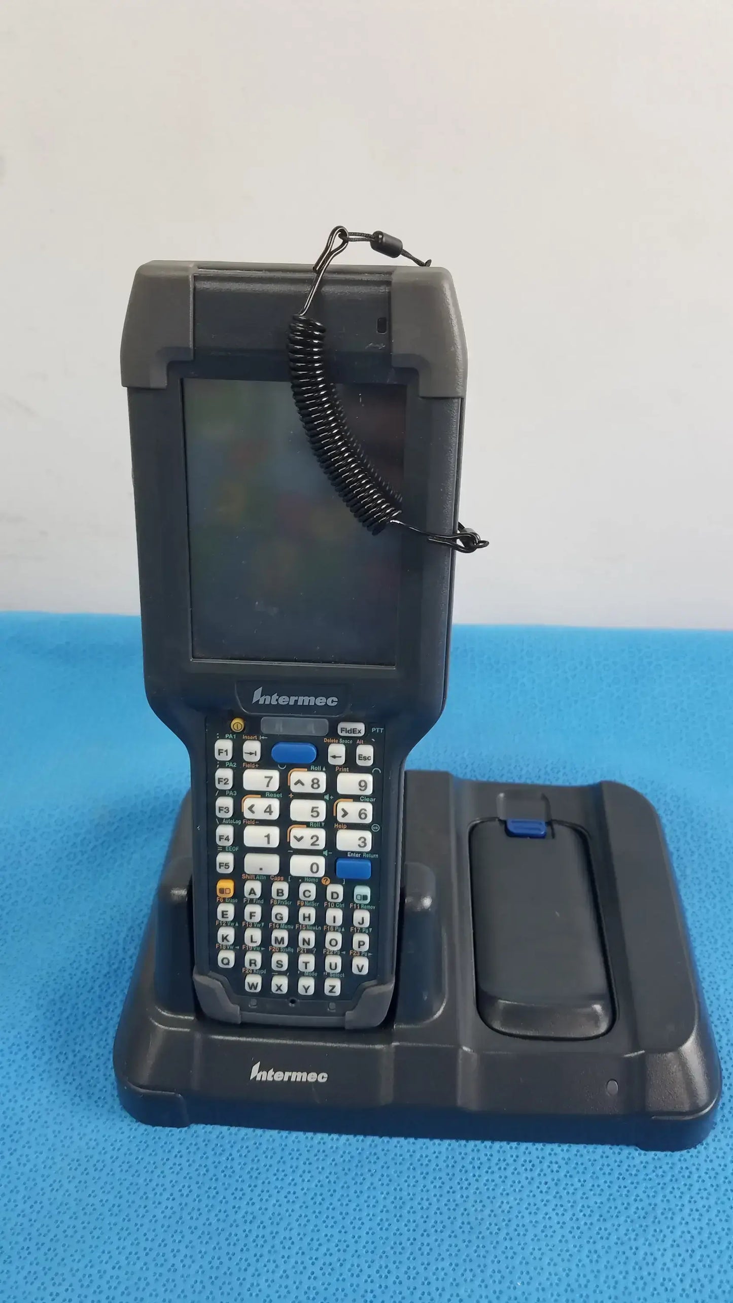 Intermec CK3X Wireless Barcode Scanner With AD20 Charging Base and Omnihil AC/DC Adapter Handheld Wireless Barcode Scanner, second-hand product photo 2