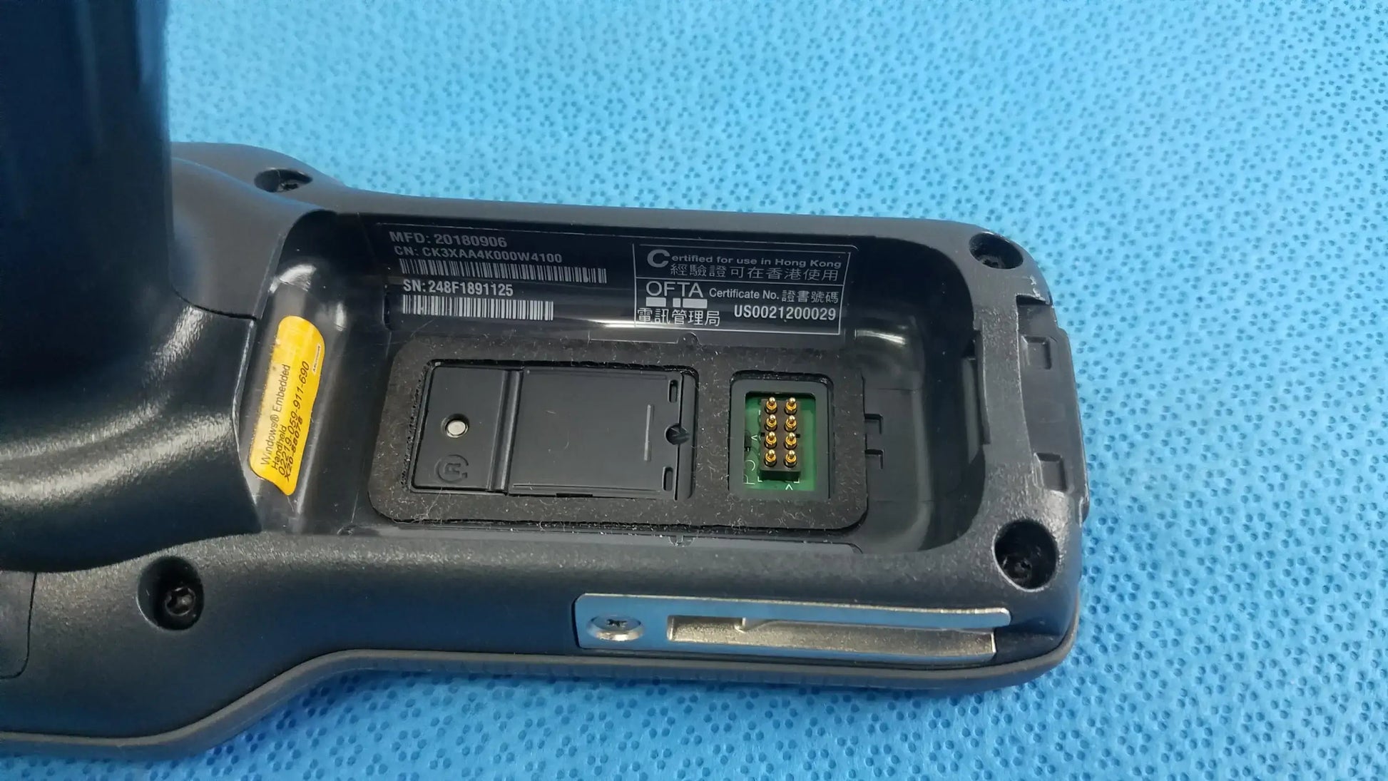 Intermec CK3X Wireless Barcode Scanner With AD20 Charging Base Wireless Barcode Scanner, second-hand product photo 10