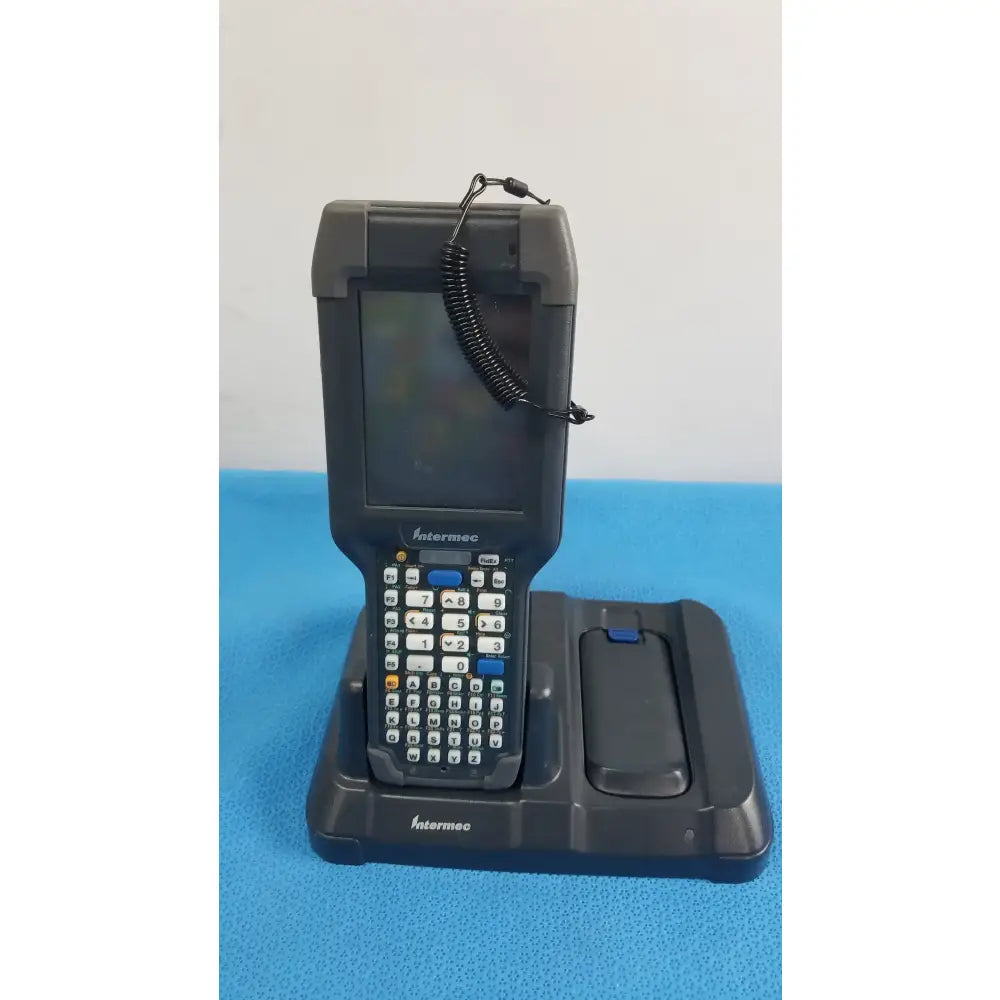 Intermec CK3X Wireless Barcode Scanner With AD20 Charging Base and Omnihil AC/DC Adapter Handheld Wireless Barcode Scanner, second-hand product photo 2