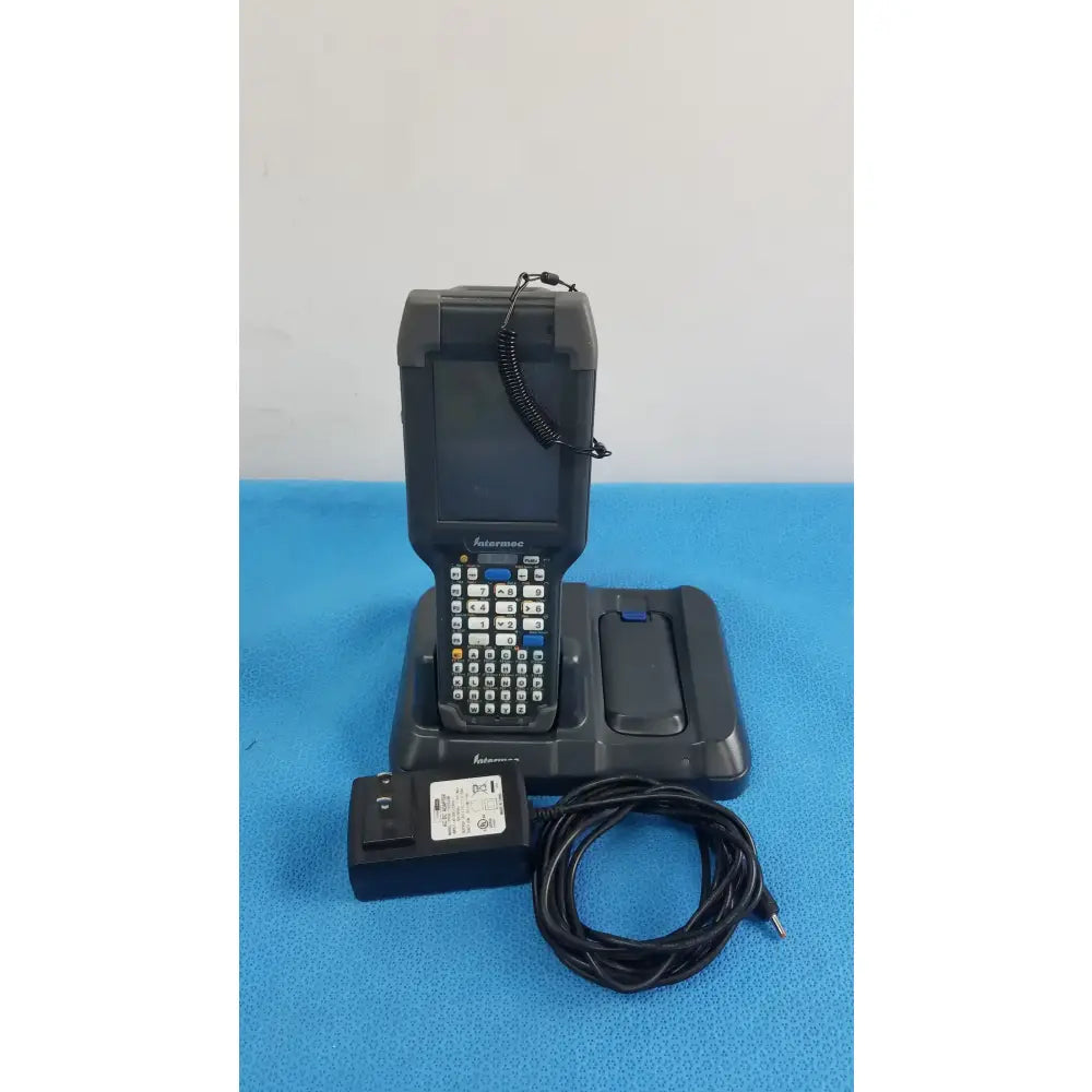 Intermec CK3X Wireless Barcode Scanner With AD20 Charging Base and Omnihil AC/DC Adapter Handheld Wireless Barcode Scanner, second-hand product photo 1