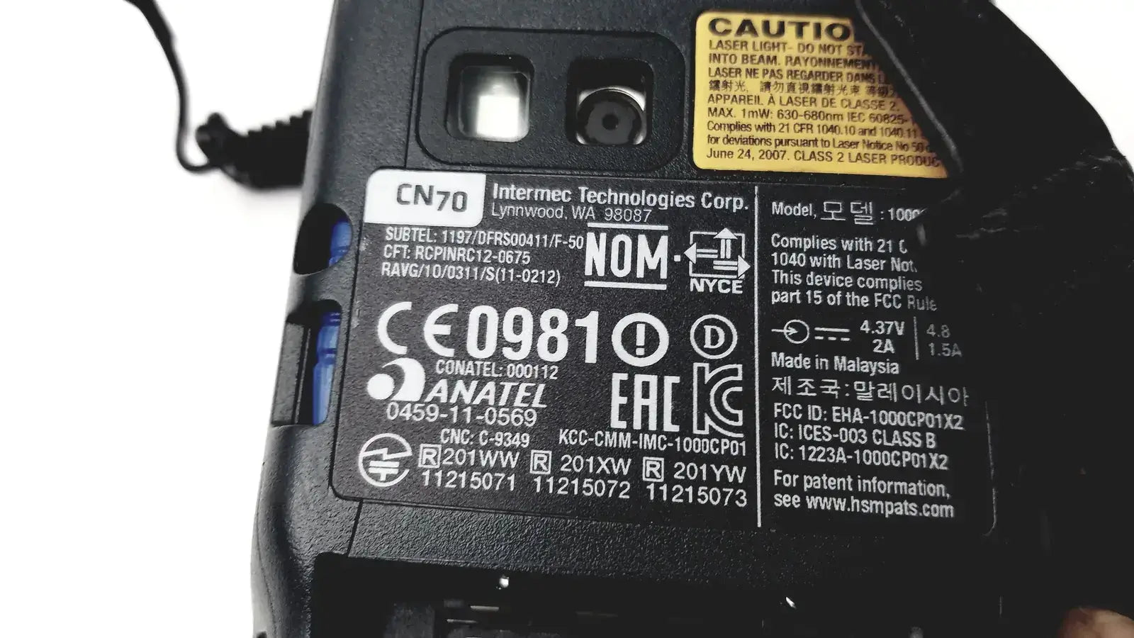 Intermec CN70 Mobile Computer Handheld Barcode Scanner With Battery Handheld Barcode Scanner, second-hand product photo 6