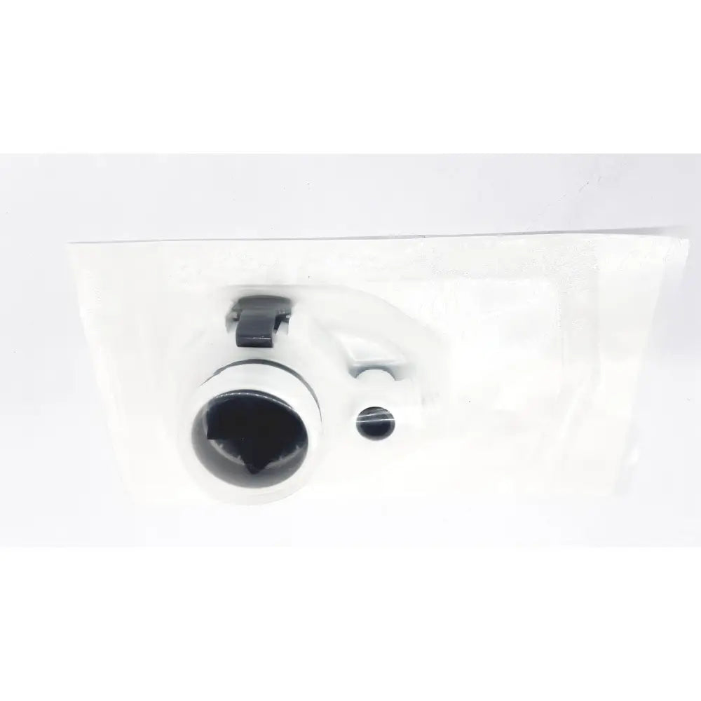 White plastic car air intake filter with black rubber gasket and metal clamp for intuitive da vinci xi universal seal