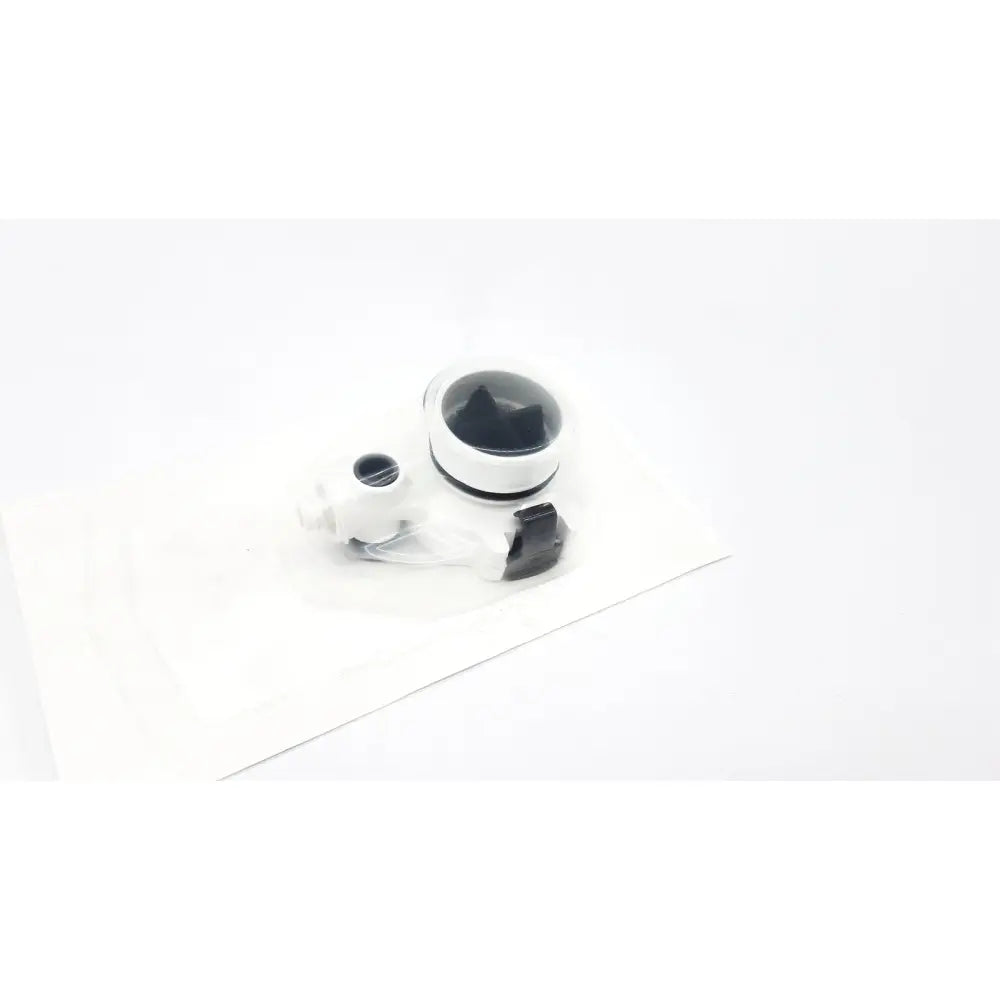 White and black circular camera lens assembly in clear plastic packaging for intuitive da vinci xi universal seal 5-12mm