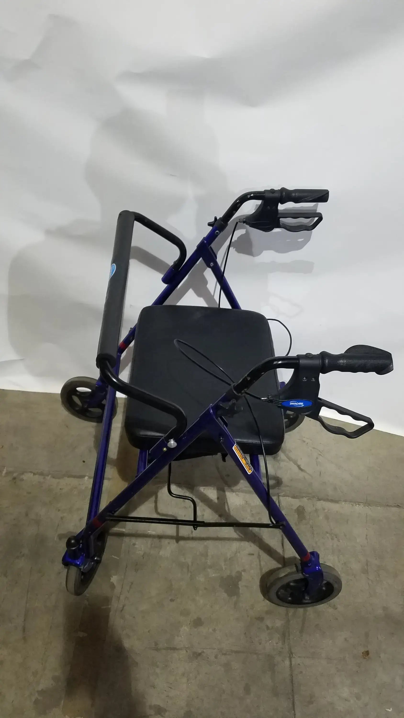 Reuse Medical Equipment Invacare 4-Wheel Rollator Walker with Seat Walkers, second-hand product photo 14