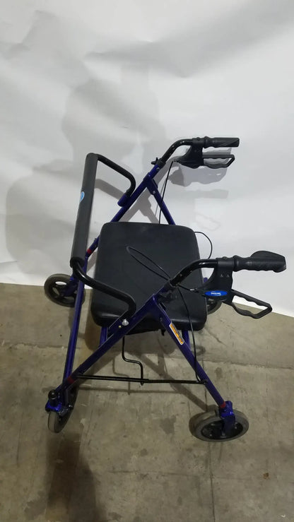 Reuse Medical Equipment Invacare 4-Wheel Rollator Walker with Seat Walkers, second-hand product photo 14