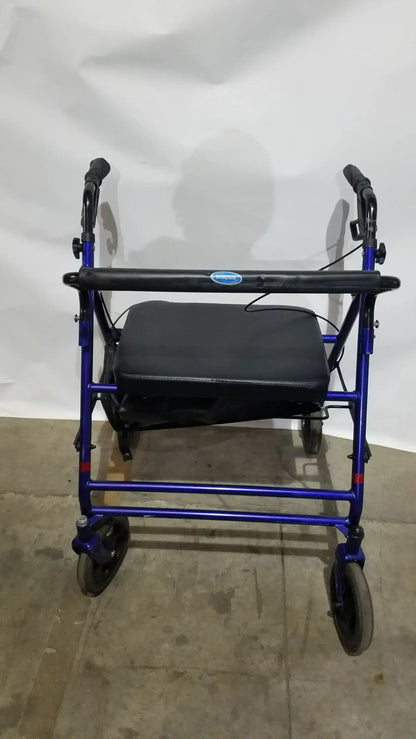 Reuse Medical Equipment Invacare 4-Wheel Rollator Walker with Seat Walkers, second-hand product photo 17