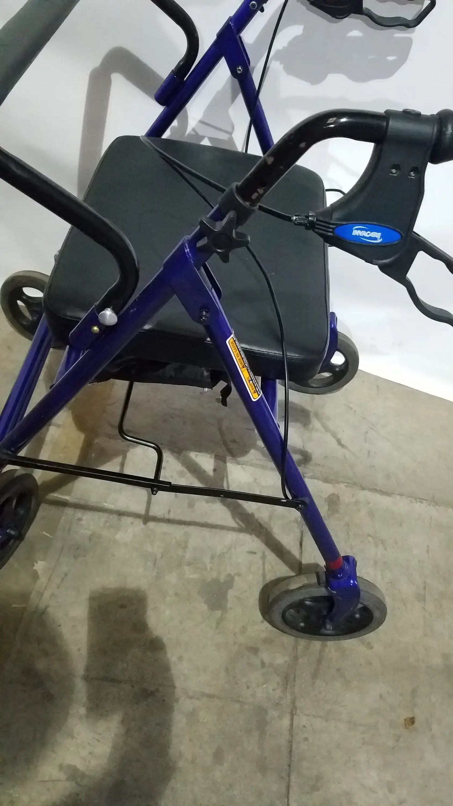 Reuse Medical Equipment Invacare 4-Wheel Rollator Walker with Seat Walkers, second-hand product photo 16
