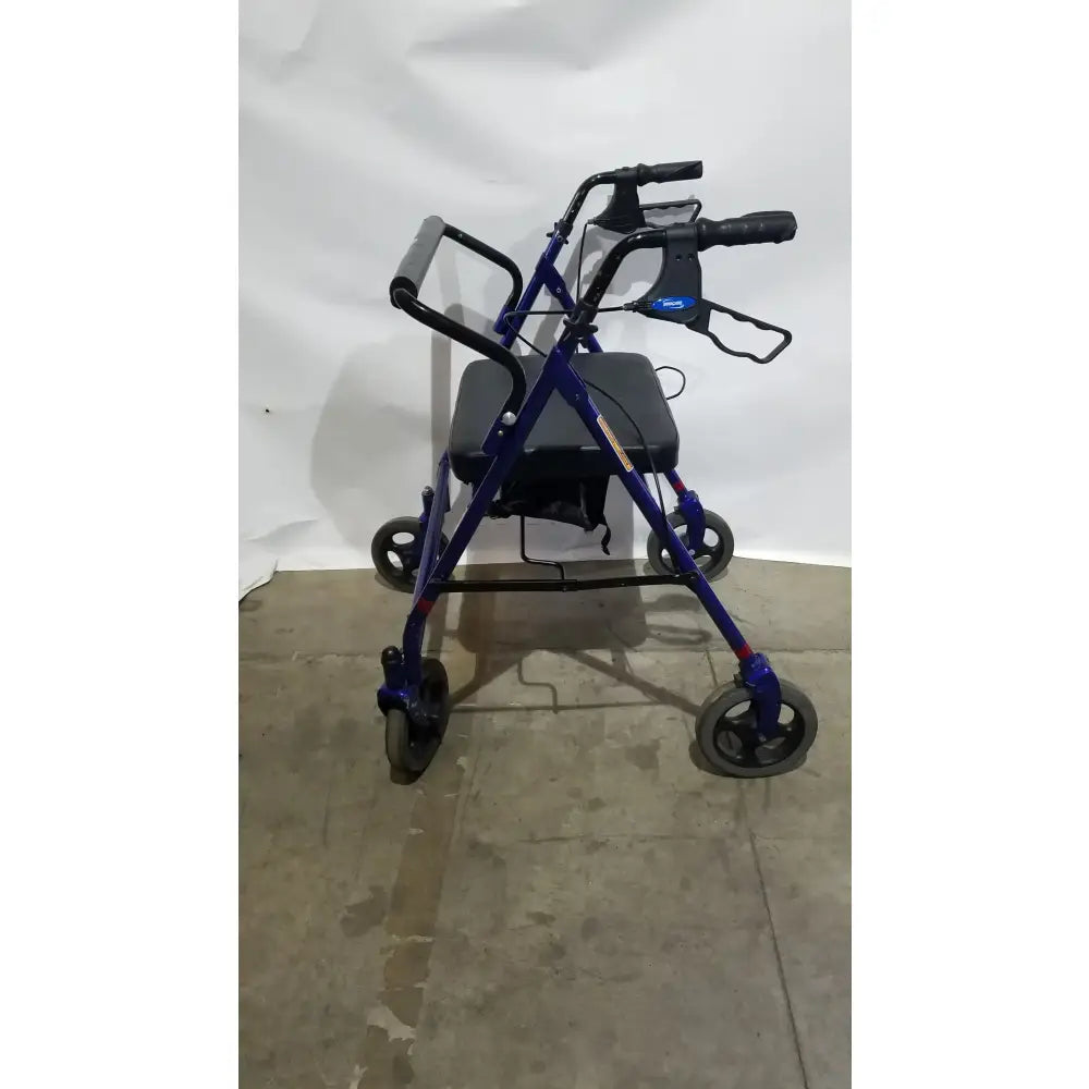Reuse Medical Equipment Invacare 4-Wheel Rollator Walker with Seat Walkers, second-hand product photo 12
