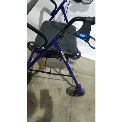 Reuse Medical Equipment Invacare 4-Wheel Rollator Walker with Seat Walkers, second-hand product photo 16