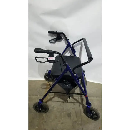 Reuse Medical Equipment Invacare 4-Wheel Rollator Walker with Seat Walkers, second-hand product photo 2
