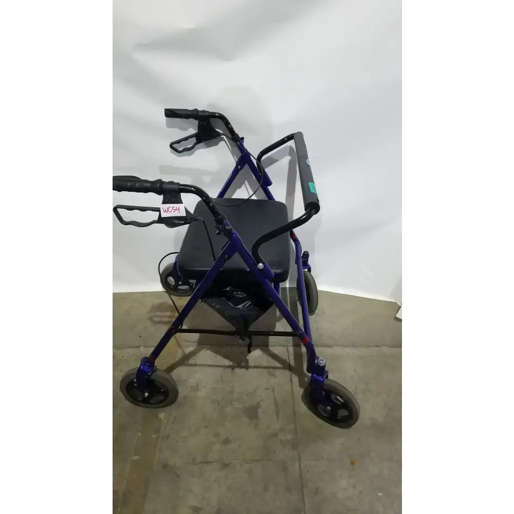 Reuse Medical Equipment Invacare 4-Wheel Rollator Walker with Seat Walkers, second-hand product photo 5