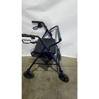 Reuse Medical Equipment Invacare 4-Wheel Rollator Walker with Seat Walkers, second-hand product photo 5