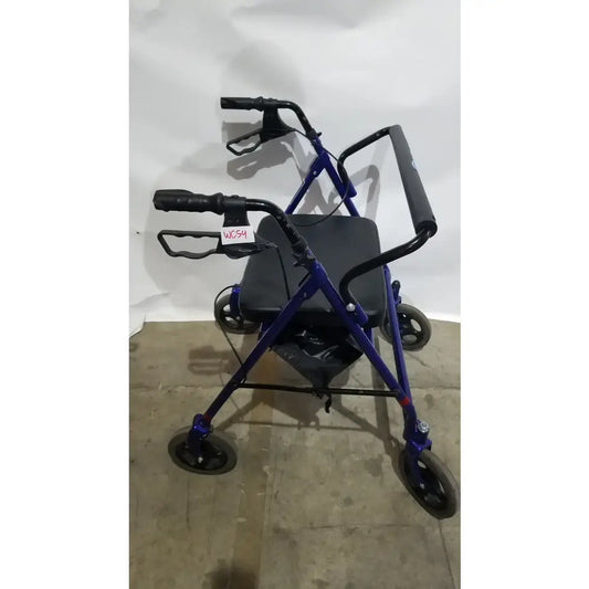 Reuse Medical Equipment Invacare 4-Wheel Rollator Walker with Seat Walkers, second-hand product photo 1