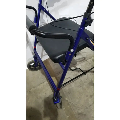 Reuse Medical Equipment Invacare 4-Wheel Rollator Walker with Seat Walkers, second-hand product photo 15