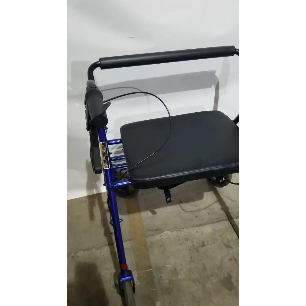 Reuse Medical Equipment Invacare 4-Wheel Rollator Walker with Seat Walkers, second-hand product photo 9