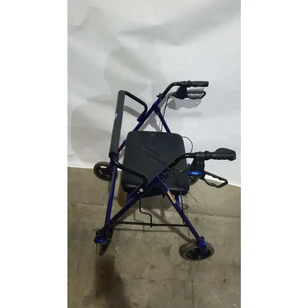 Reuse Medical Equipment Invacare 4-Wheel Rollator Walker with Seat Walkers, second-hand product photo 14