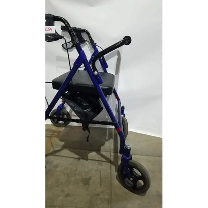 Reuse Medical Equipment Invacare 4-Wheel Rollator Walker with Seat Walkers, second-hand product photo 4