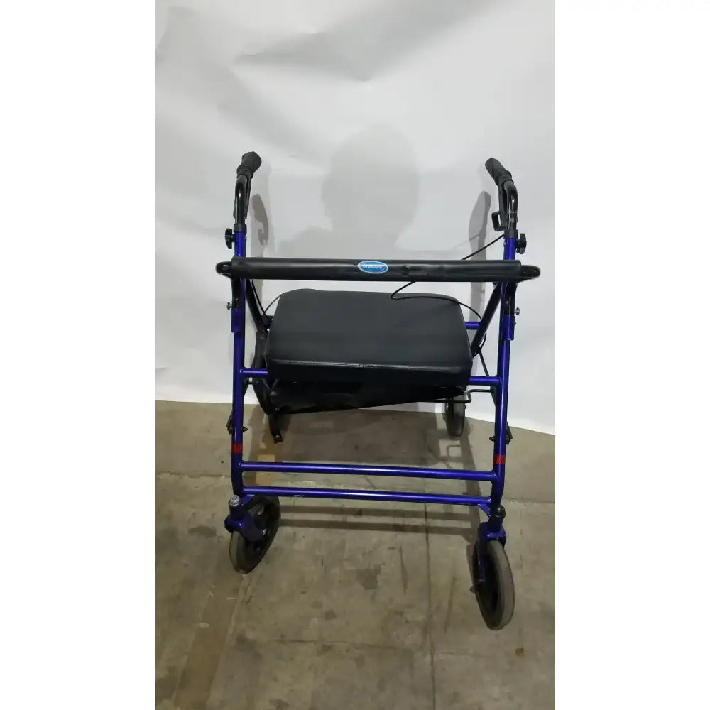 Reuse Medical Equipment Invacare 4-Wheel Rollator Walker with Seat Walkers, second-hand product photo 17