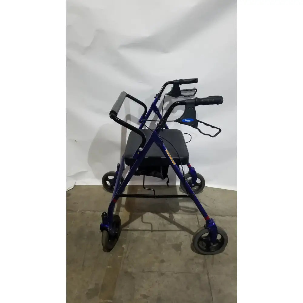 Reuse Medical Equipment Invacare 4-Wheel Rollator Walker with Seat Walkers, second-hand product photo 13