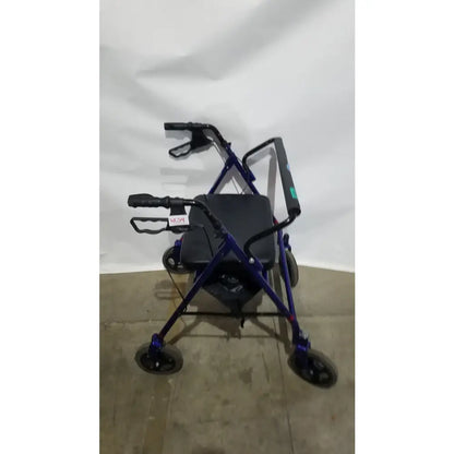 Reuse Medical Equipment Invacare 4-Wheel Rollator Walker with Seat Walkers, second-hand product photo 6