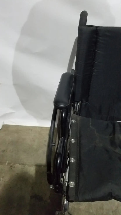 Reuse Medical Equipment Invacare 9000 XT Manual Wheelchair Folding Heavy Duty Mobility Medical Chair Wheelchairs, second-hand product photo 17