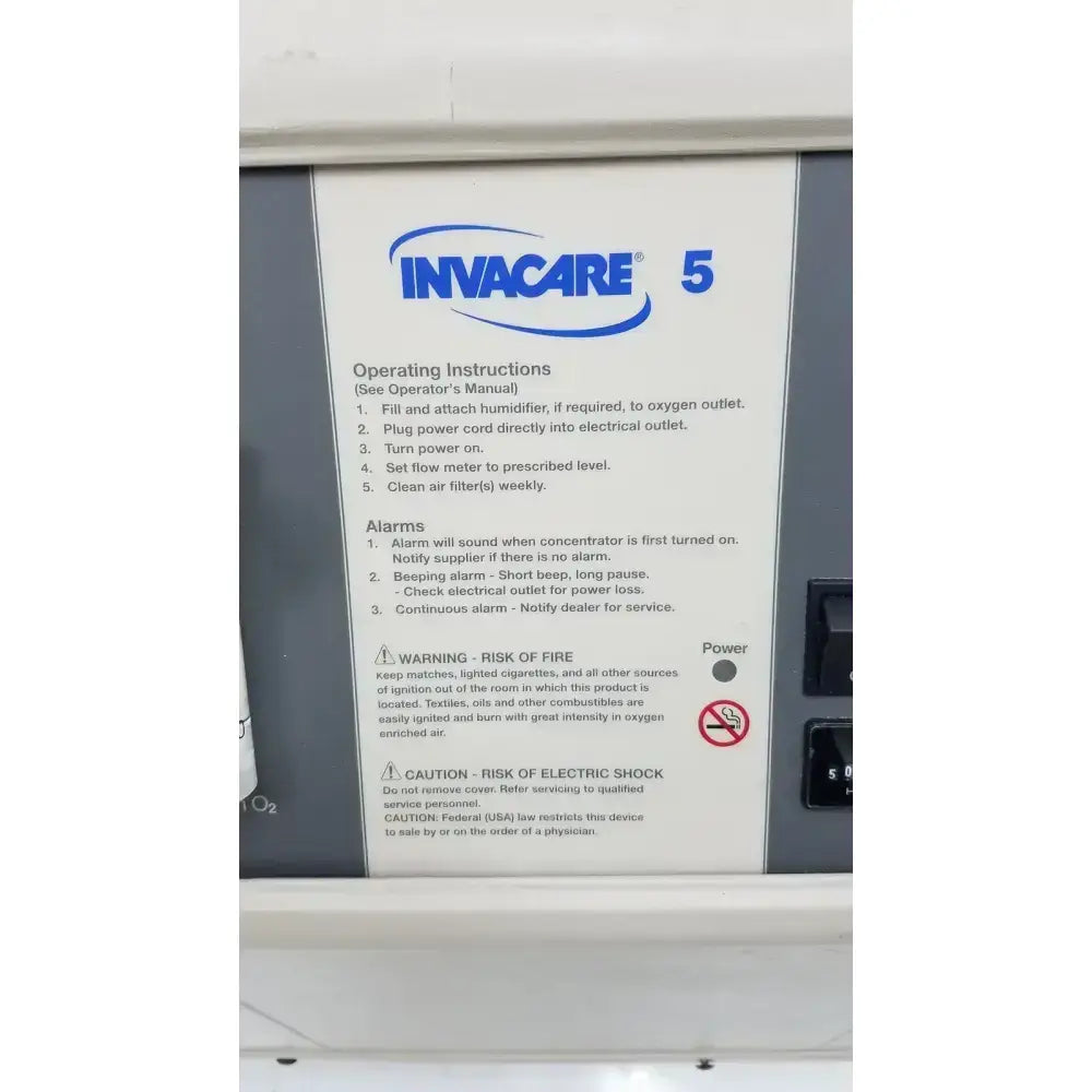 Invacare Concentrrator Oxygen Concentrator, second-hand product photo 2