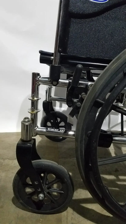 Reuse Medical Equipment Invacare Tracer EX2 Folding Manual Wheelchair Wheelchairs, second-hand product photo 12