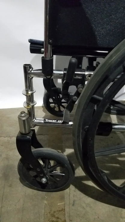 Reuse Medical Equipment Invacare Tracer EX2 Folding Manual Wheelchair Wheelchairs, second-hand product photo 11