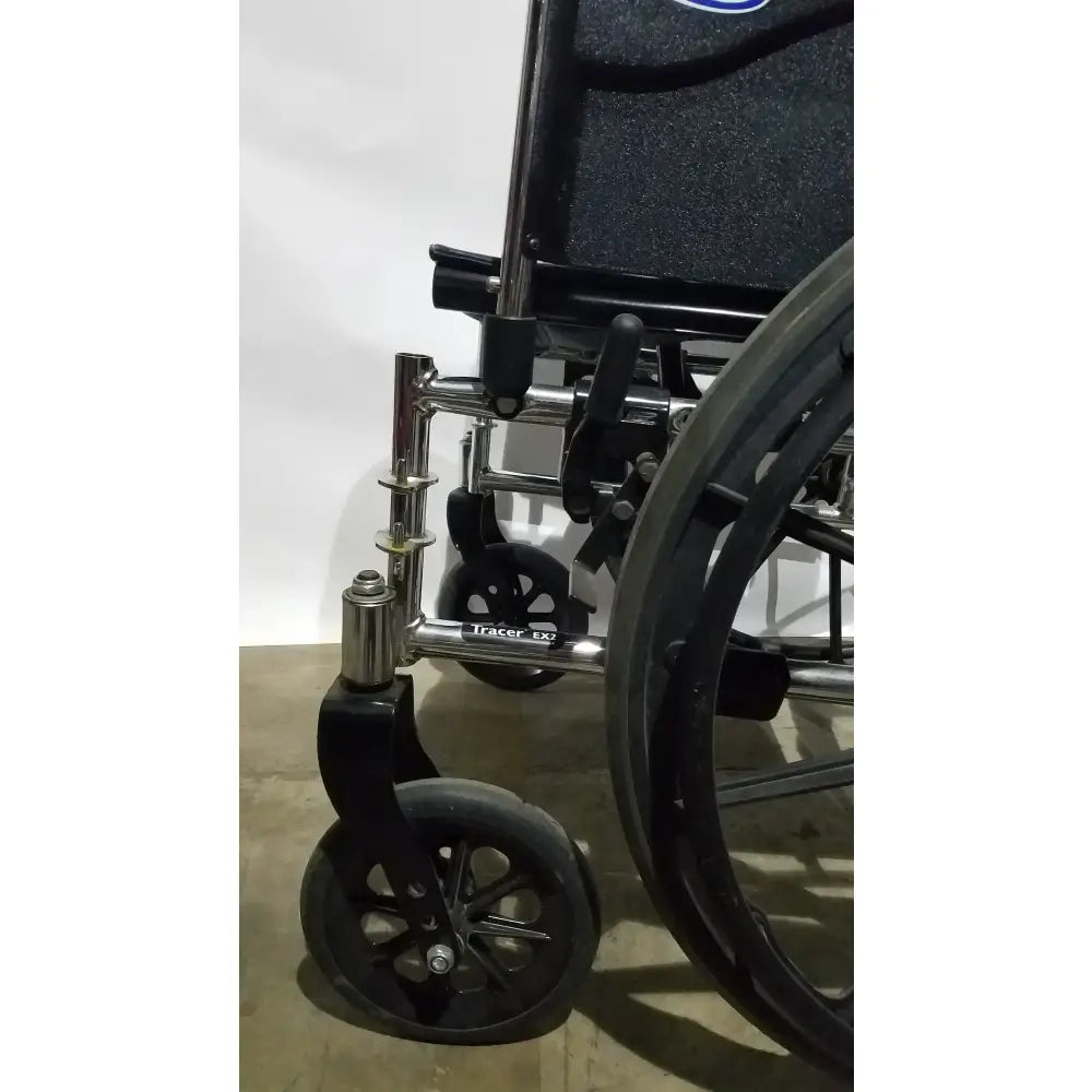 Reuse Medical Equipment Invacare Tracer EX2 Folding Manual Wheelchair Wheelchairs, second-hand product photo 12