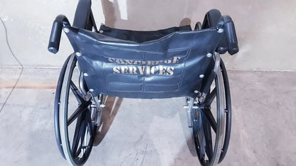 Invacare Tracer EX2 Wheelchair for Adults Standard Folding 20 Inch Seat 250 Lb Wheelchair, second-hand product photo 11