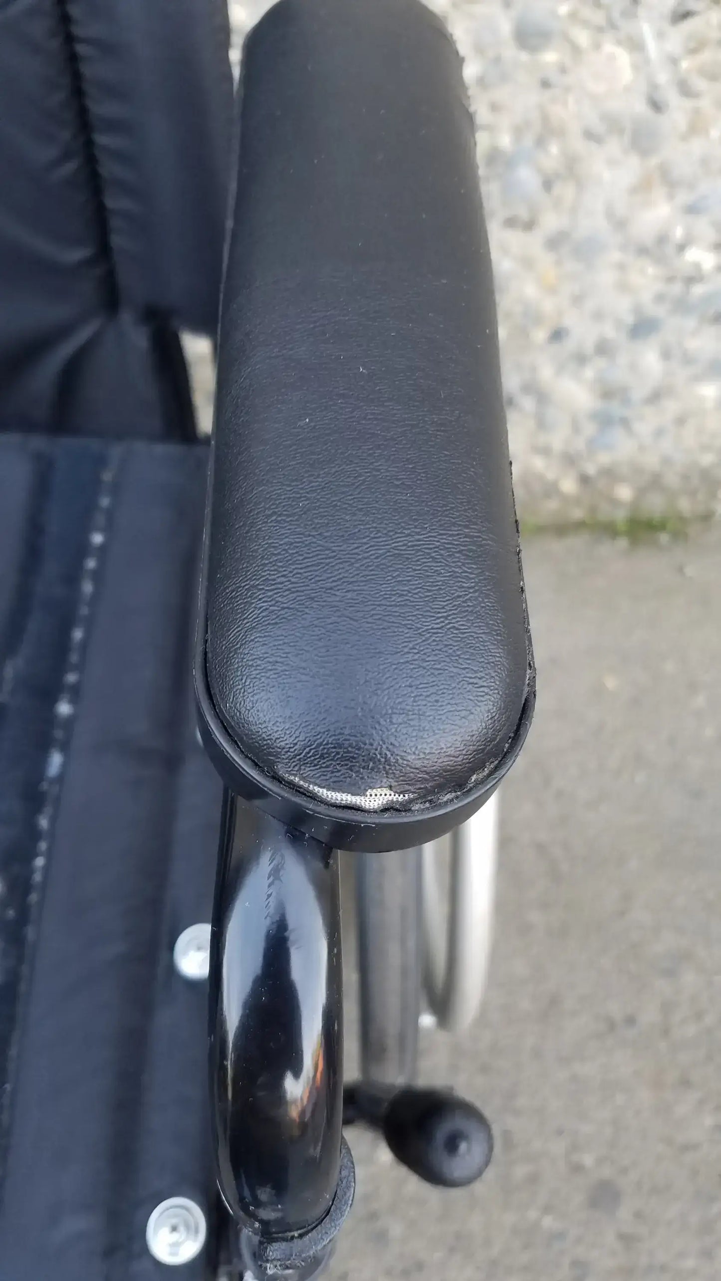 Reuse Medical Equipment Invacare Tracer SX5 Black Wheelchair Armrests Wheelchairs, second-hand product photo 11