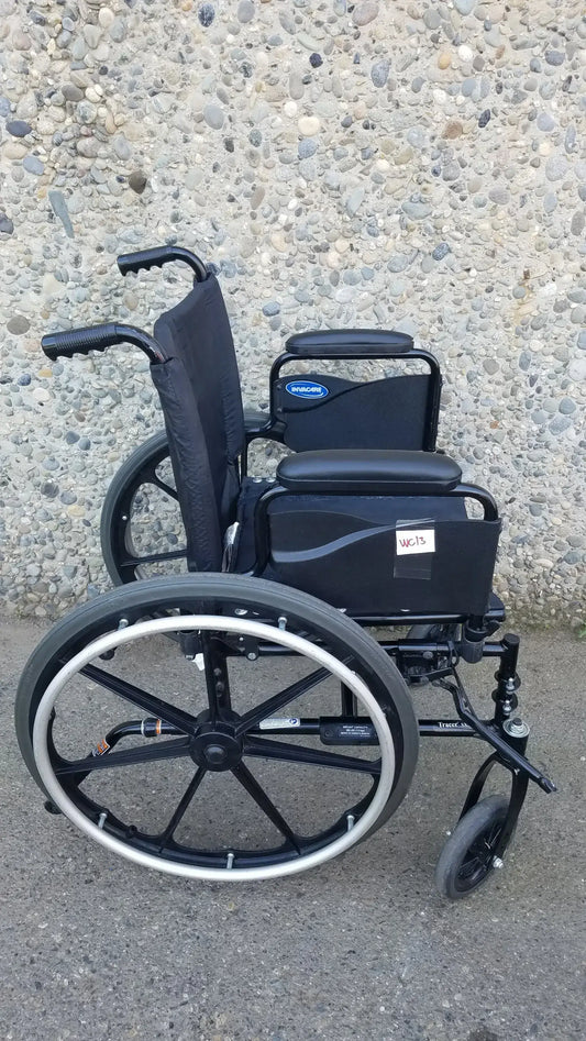 Reuse Medical Equipment Invacare Tracer SX5 Black Wheelchair Armrests Wheelchairs, second-hand product photo 1