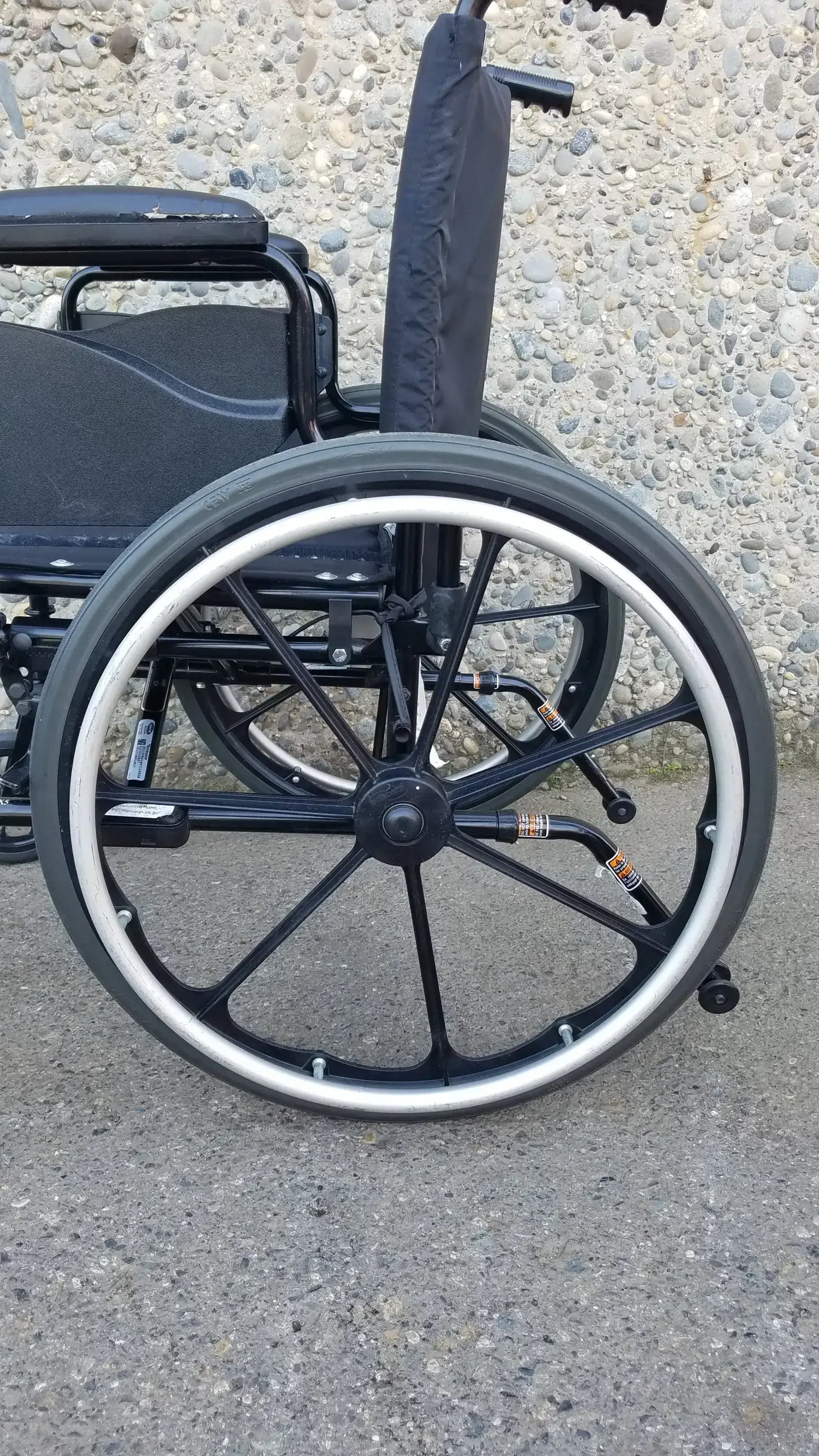 Reuse Medical Equipment Invacare Tracer SX5 Black Wheelchair Armrests Wheelchairs, second-hand product photo 8