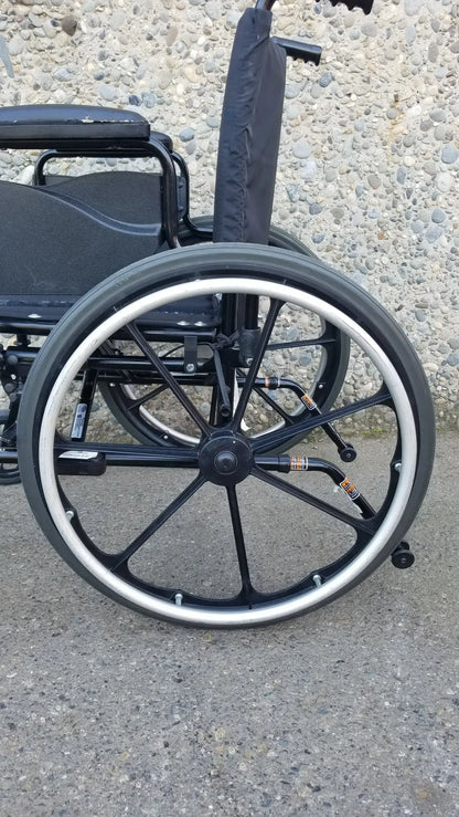 Reuse Medical Equipment Invacare Tracer SX5 Black Wheelchair Armrests Wheelchairs, second-hand product photo 8