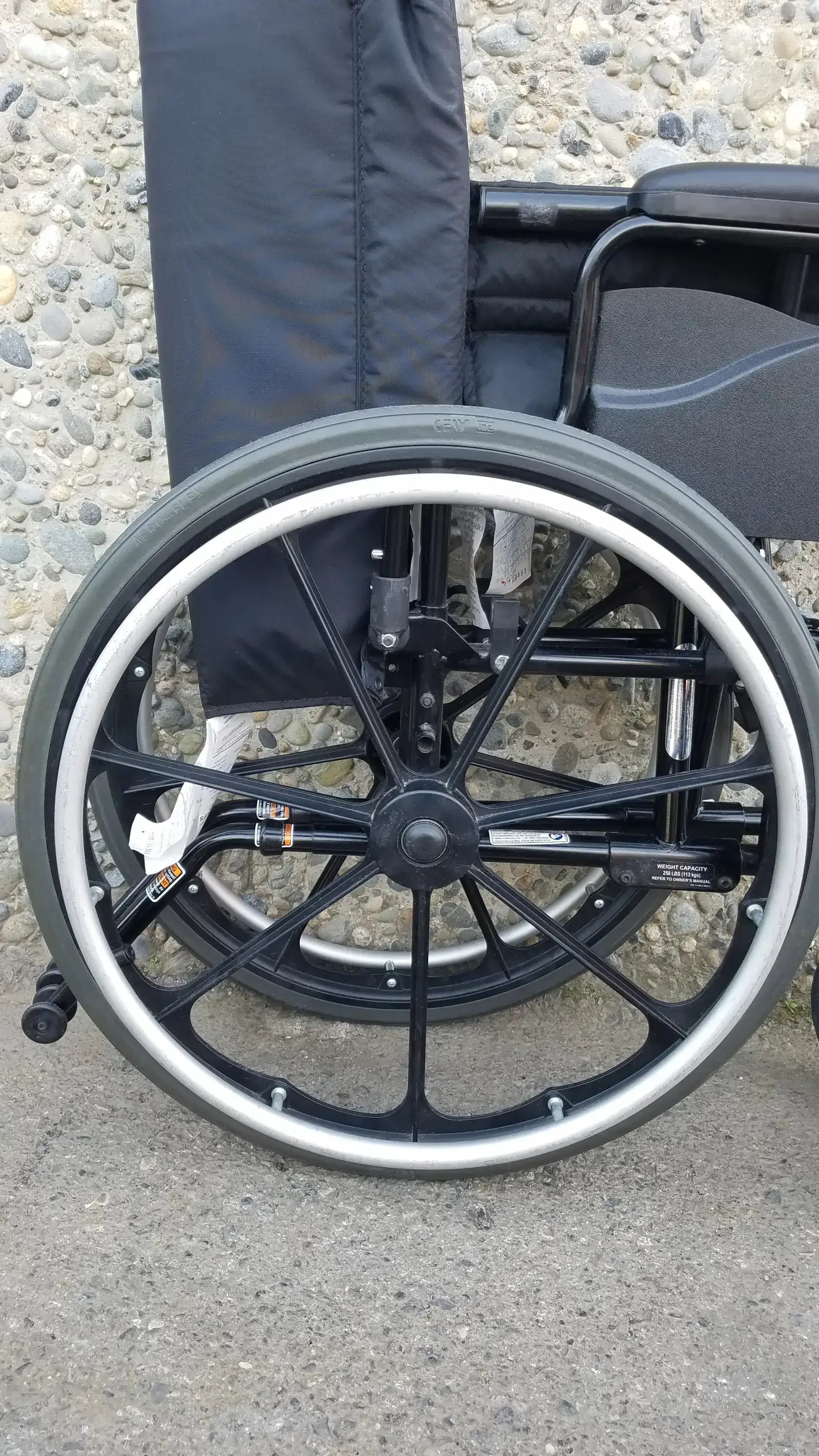 Reuse Medical Equipment Invacare Tracer SX5 Black Wheelchair Armrests Wheelchairs, second-hand product photo 22