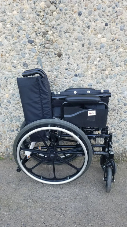 Reuse Medical Equipment Invacare Tracer SX5 Black Wheelchair Armrests Wheelchairs, second-hand product photo 23