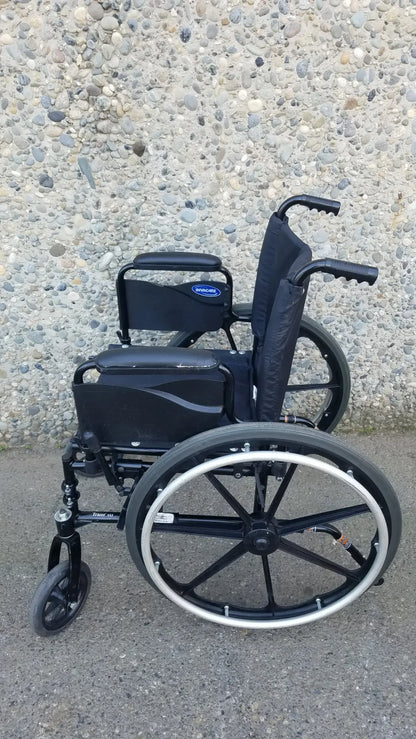 Reuse Medical Equipment Invacare Tracer SX5 Black Wheelchair Armrests Wheelchairs, second-hand product photo 10