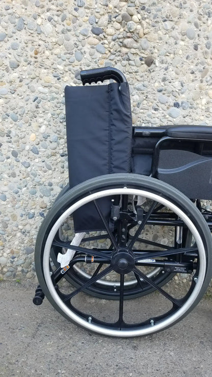 Reuse Medical Equipment Invacare Tracer SX5 Black Wheelchair Armrests Wheelchairs, second-hand product photo 21