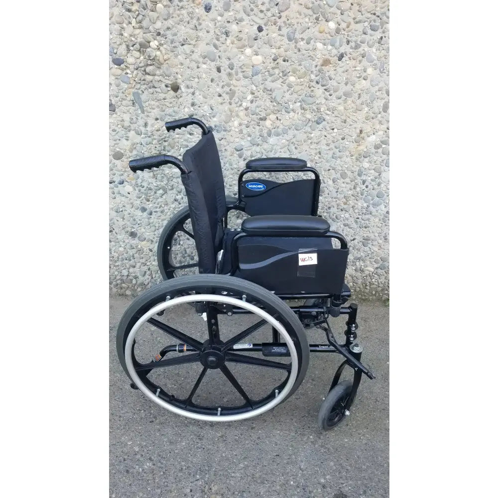 Reuse Medical Equipment Invacare Tracer SX5 Black Wheelchair Armrests Wheelchairs, second-hand product photo 1