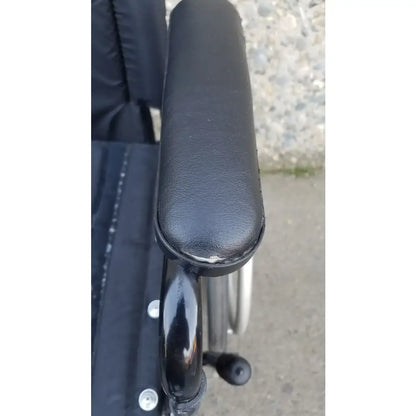 Reuse Medical Equipment Invacare Tracer SX5 Black Wheelchair Armrests Wheelchairs, second-hand product photo 11