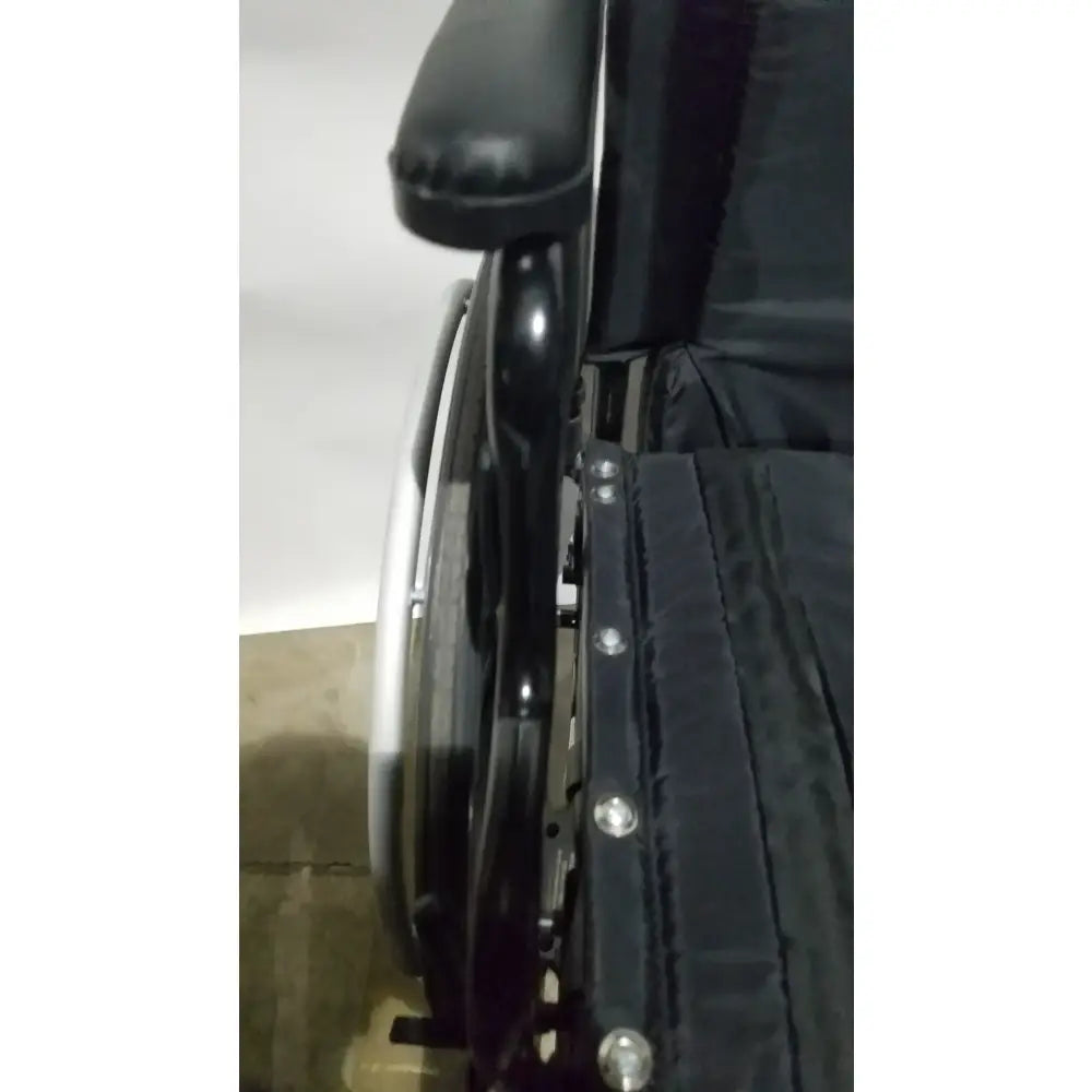 Reuse Medical Equipment Invacare Tracer SX5 Folding Wheelchair – Black Finish with Padded Arm Supports Wheelchairs, second-hand product photo 12