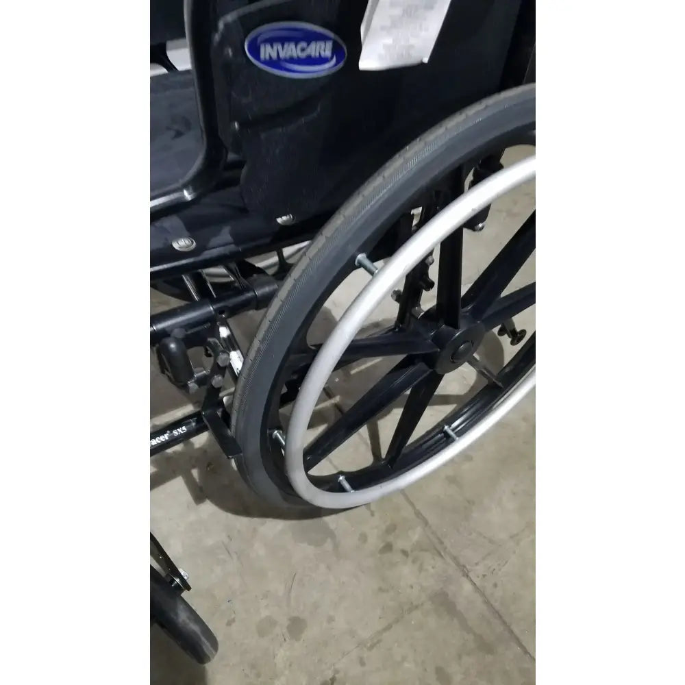 Reuse Medical Equipment Invacare Tracer SX5 Folding Wheelchair – Black Finish with Padded Arm Supports Wheelchairs, second-hand product photo 18