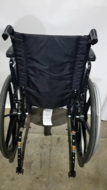 Reuse Medical Equipment Invacare Tracer SX5 Folding Wheelchair – Black Finish with Padded Arm Supports Wheelchairs, second-hand product photo 24