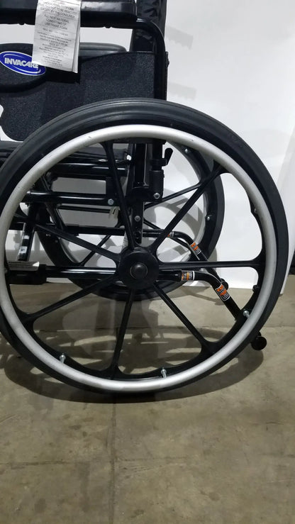 Reuse Medical Equipment Invacare Tracer SX5 Folding Wheelchair – Black Finish with Padded Arm Supports Wheelchairs, second-hand product photo 19