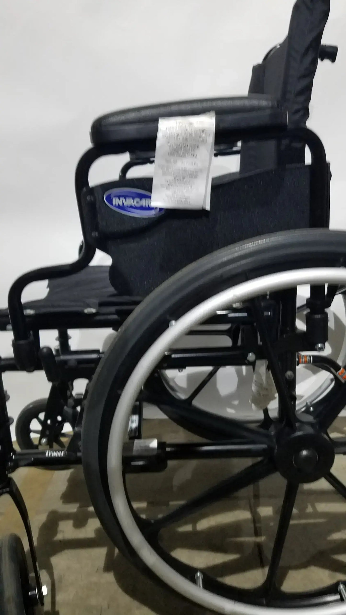 Reuse Medical Equipment Invacare Tracer SX5 Folding Wheelchair – Black Finish with Padded Arm Supports Wheelchairs, second-hand product photo 20