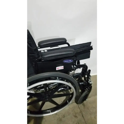 Reuse Medical Equipment Invacare Tracer SX5 Folding Wheelchair – Black Finish with Padded Arm Supports Wheelchairs, second-hand product photo 5