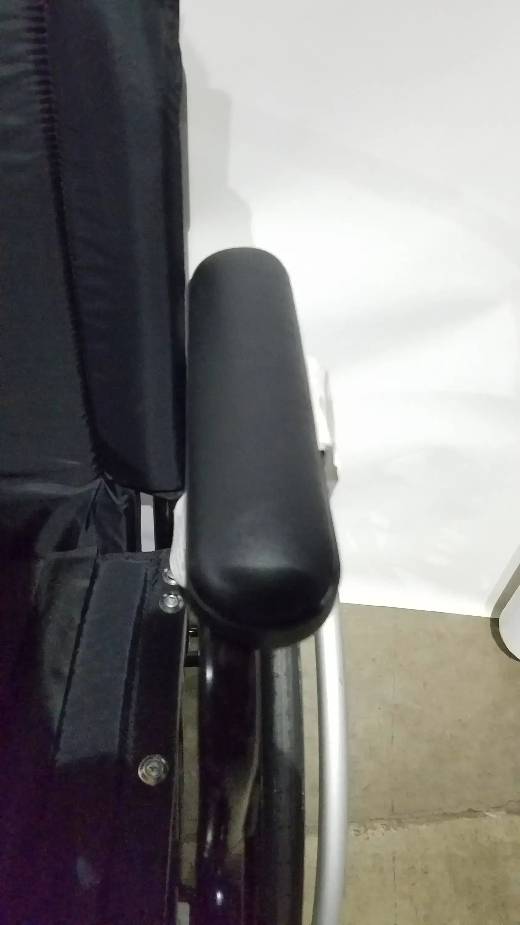 Reuse Medical Equipment Invacare Tracer SX5 Folding Wheelchair – Black Finish with Padded Arm Supports Wheelchairs, second-hand product photo 15