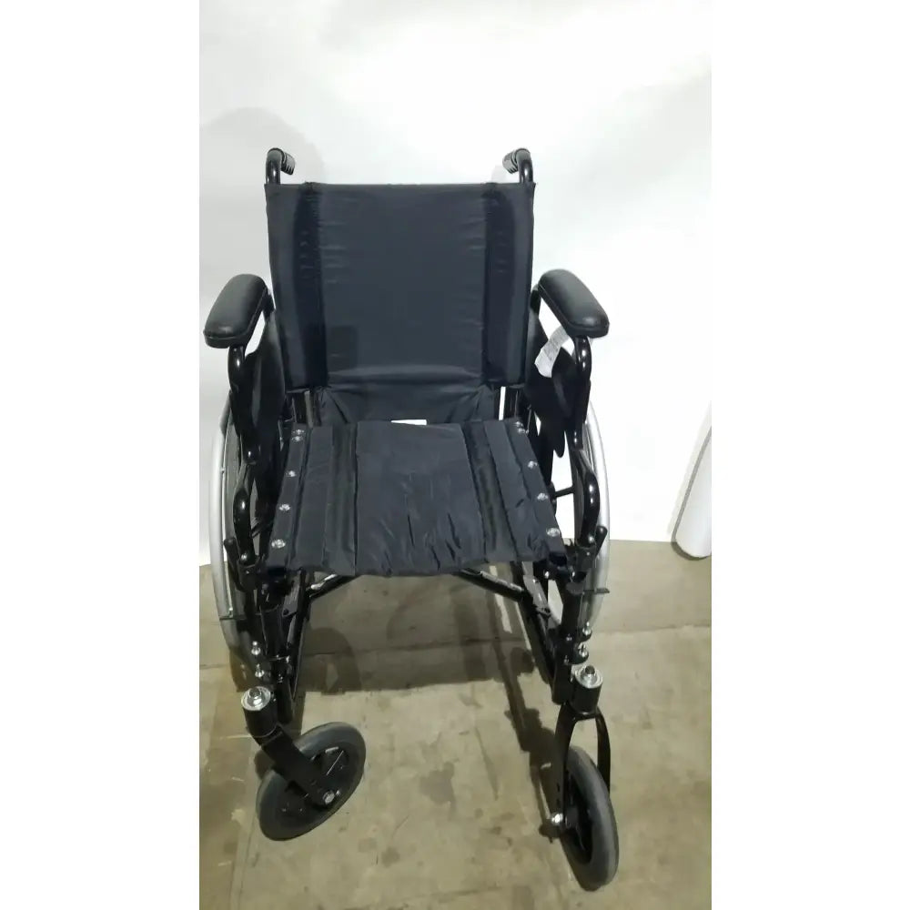 Reuse Medical Equipment Invacare Tracer SX5 Folding Wheelchair – Black Finish with Padded Arm Supports Wheelchairs, second-hand product photo 10