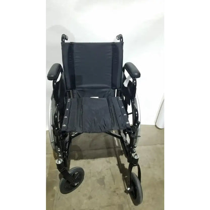 Reuse Medical Equipment Invacare Tracer SX5 Folding Wheelchair – Black Finish with Padded Arm Supports Wheelchairs, second-hand product photo 10