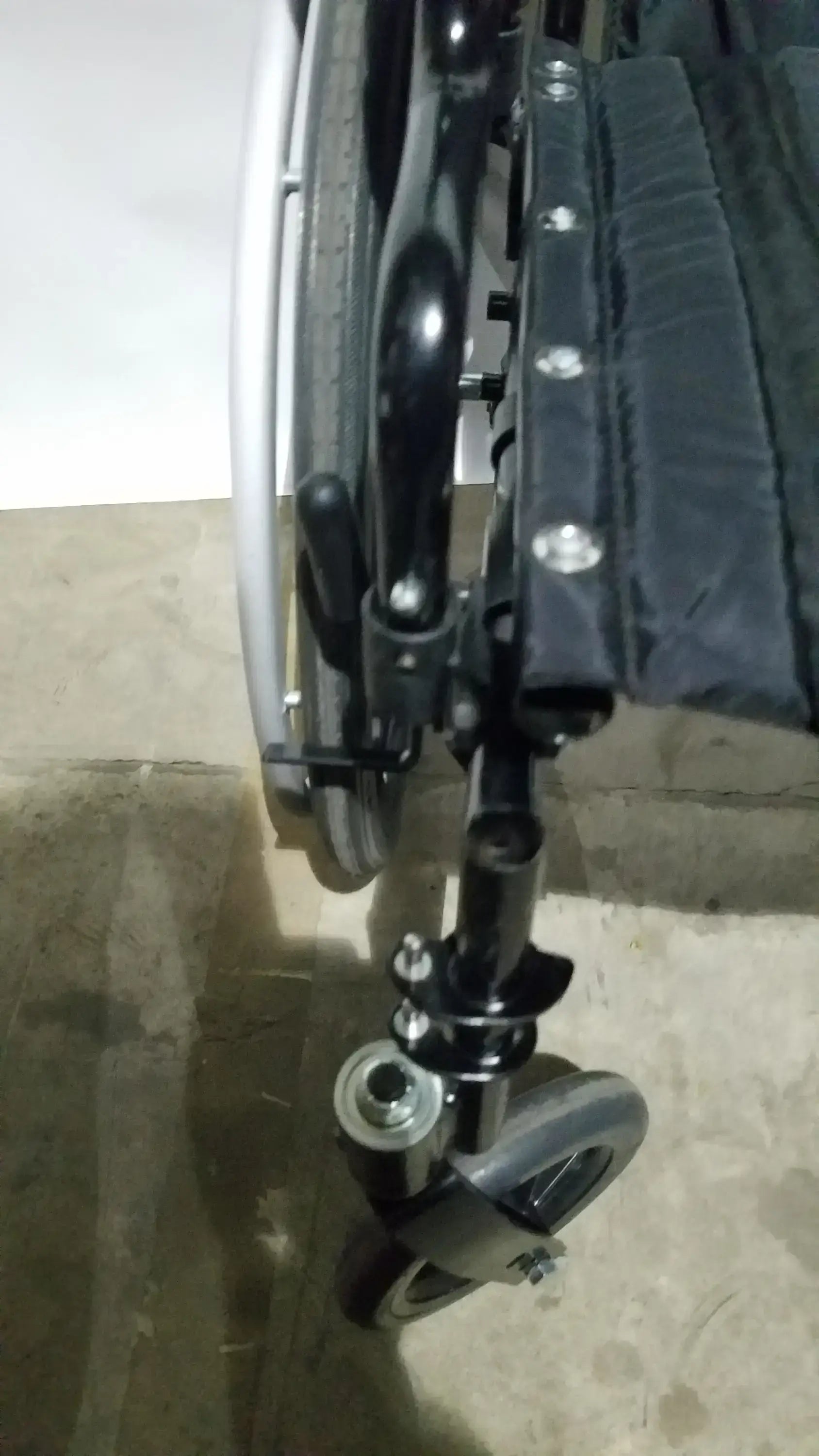 Reuse Medical Equipment Invacare Tracer SX5 Folding Wheelchair – Black Finish with Padded Arm Supports Wheelchairs, second-hand product photo 13